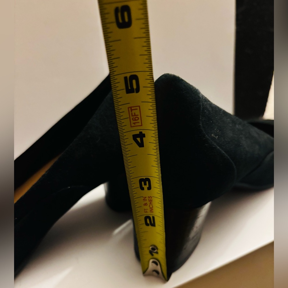 Elegant Black Women's Block Heels - Picture 8 of 8